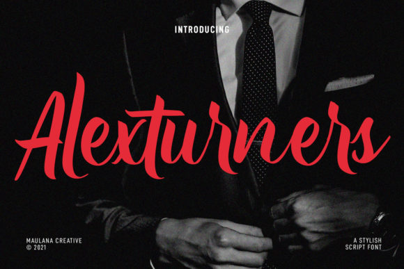 Alexturners Script: An Elegant Handwritten Font for Designers