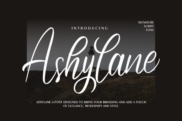 Ashylane Script: The Handwritten Touch Your Designs Need