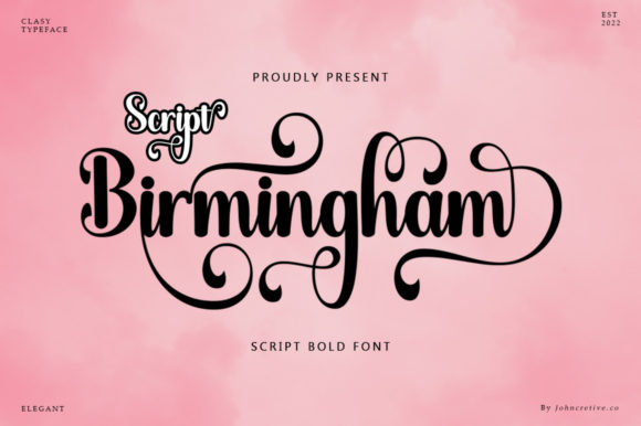 Birmingham Script: A Handwritten Font with Authentic Charm