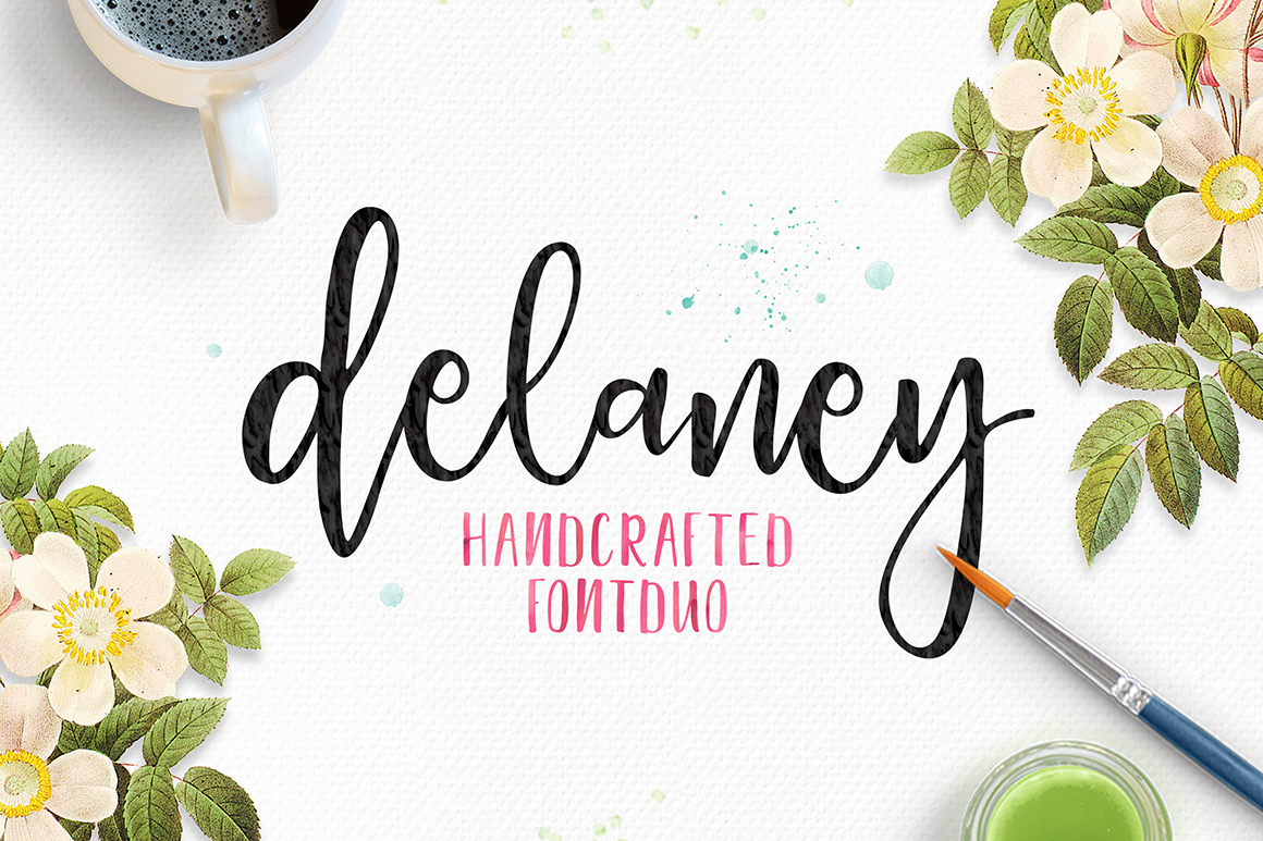 Delaney Script: A Brush Font That Brings Authentic Energy