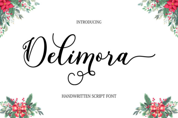 Delimora Script: A Modern Handmade Calligraphy Typeface