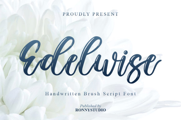 Edelwise Script: The Handwritten Font for Modern Branding