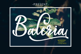 Embrace Handmade Charm with Baleria Script