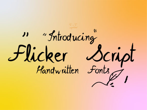 Flicker Script: A Guide to This Elegant Typeface