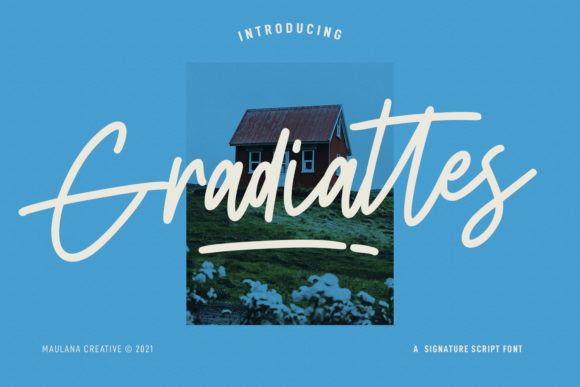 Gradiattes Script: Your Go-To Font for Elegant Branding