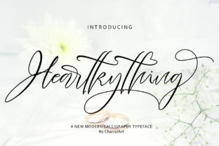 Heartkything Script: A Creative Font for Modern Brands