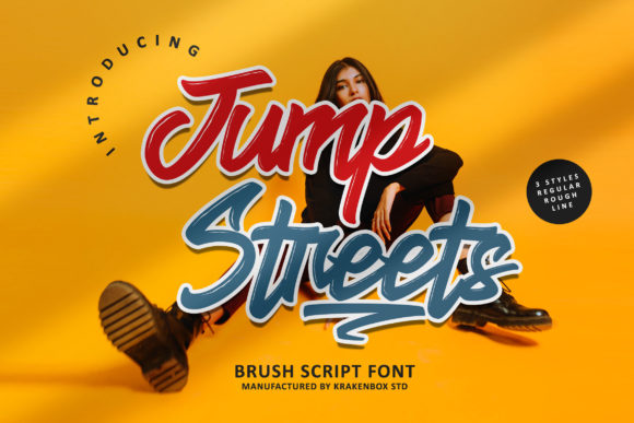 Jump Streets Script: The Handcrafted Font for Bold Branding