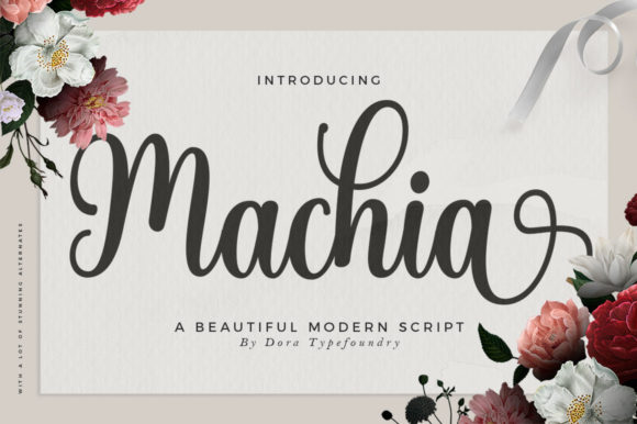 Machia Script: An Elegant Typeface for Modern Creators