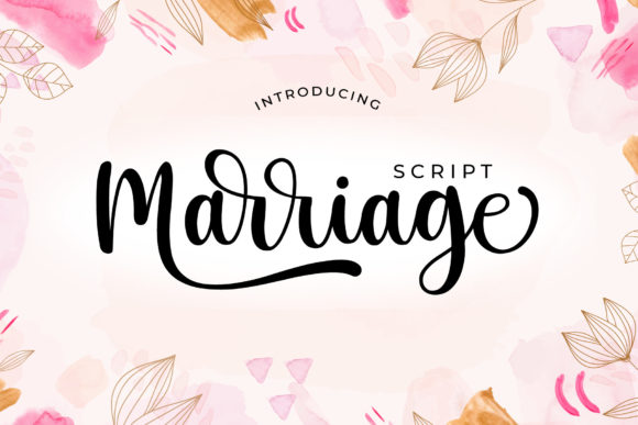 Marriage Script: The Modern Handwritten Font for Creative Projects