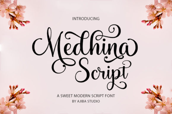 Medhina Script: A Handwritten Font with Timeless Appeal