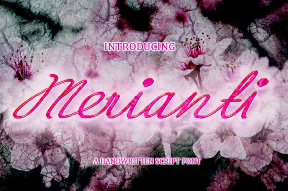 Merianti Script: A Handwritten Font for Modern Luxury