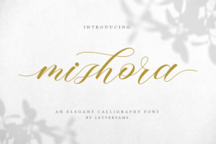 Mishora Script: Crafting Timeless Romance in Design