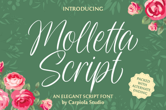 Molleta Script: Crafting Timeless Elegance in Your Designs