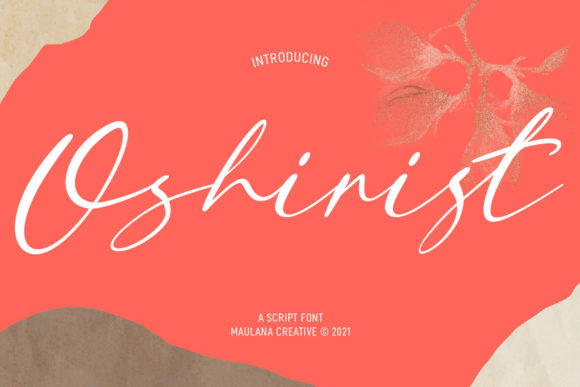 Oshirist Script: Crafting Elegance in Every Letter