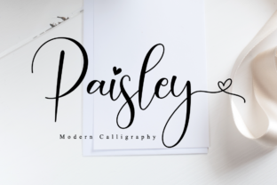 Paisley Script: A Modern Elegance for Your Design Projects