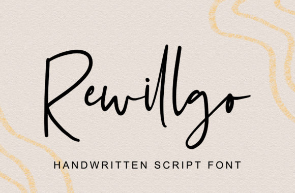 Rewillgo Script: The Asymmetrical Handwritten Font for Authentic Design