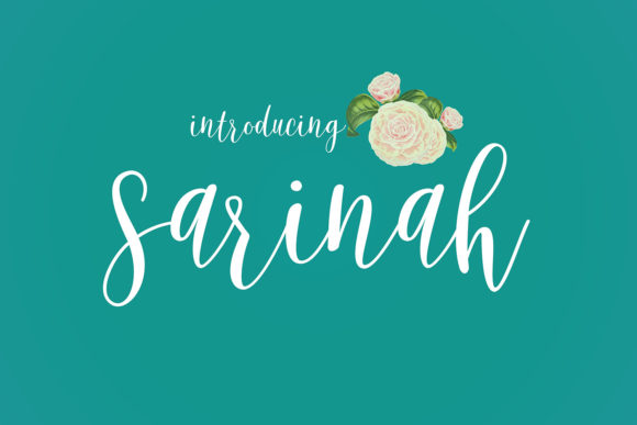 Sarinah Script: A Cursive Font for Modern Branding
