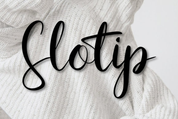 Slotip Script: A Handwritten Font with Timeless Character