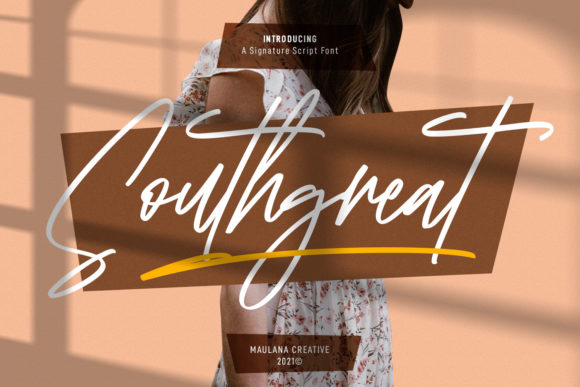 South Great Signature Script: A Modern Calligraphic Favorite