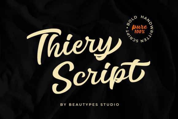 Thiery Script: Crafting a Modern Brand Identity