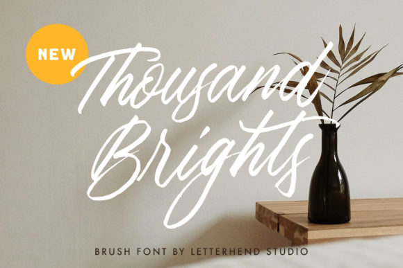 Thousand Brights Script: The Authentic Handwriting Font for Modern Design